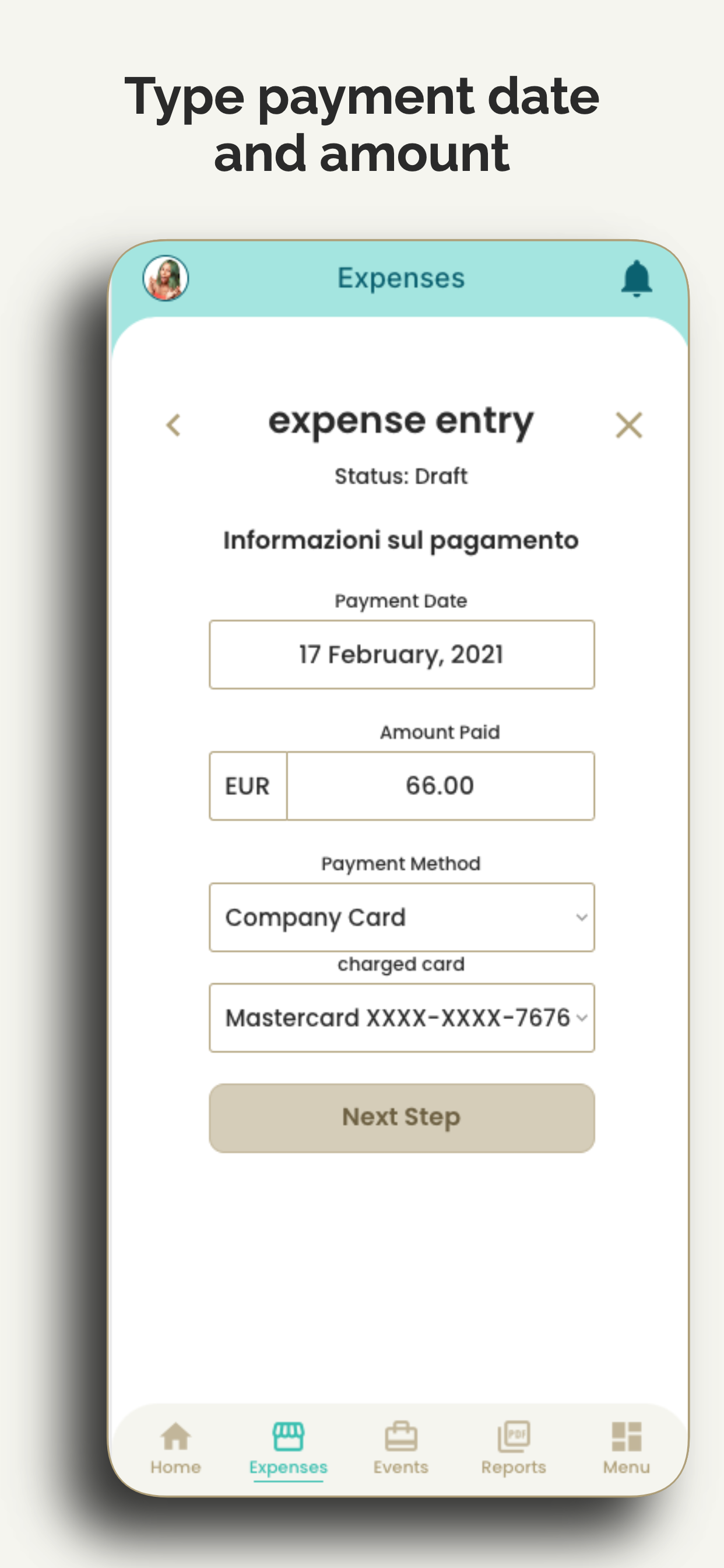 screenshot of Smart Expense